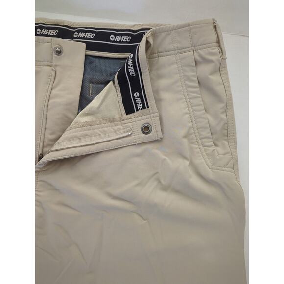 HI-TEC Mens Cross Functional Performance Pants Khaki Tan Size 40 x 32 NWOT - Picture 4 of 8